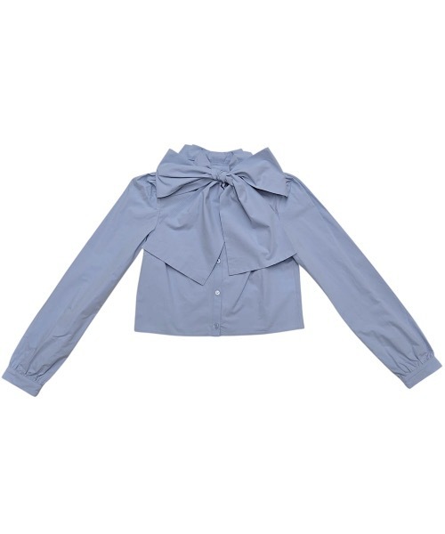 lilLilly(リルリリー)の「ボウタイリボンブラウス(シャツ/ブラウス・レディース・ホワイト/ブルー/ブラック・FREE)」の22枚目の写真