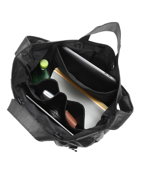 BAICYCLON by Bagjack(バイシクロン バイ バグジャック)の「BAICYCLON by bagjack MULTI POCKETS 2WAY TOTE MEDIUM BCL-68(ショルダーバッグ・メンズ・ブラック・FREE)」の4枚目の写真
