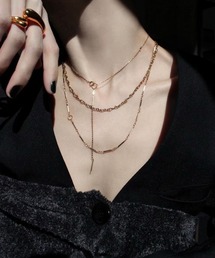 Soierie | レイヤード ネックレス (3Set) / Layered necklace (3Set)(ネックレス)