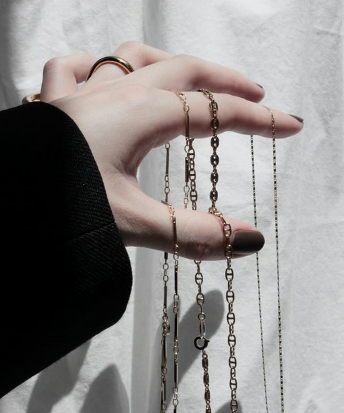 Soierie（ソワリー）の「レイヤード ネックレス (3Set） / Layered necklace (3Set)（ネックレス・レディース・ゴールド・FREE）」の6枚目の写真