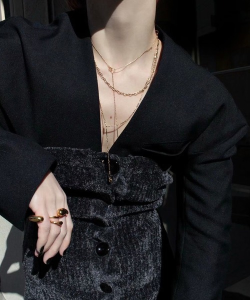 Soierie（ソワリー）の「レイヤード ネックレス (3Set） / Layered necklace (3Set)（ネックレス・レディース・ゴールド・FREE）」の11枚目の写真