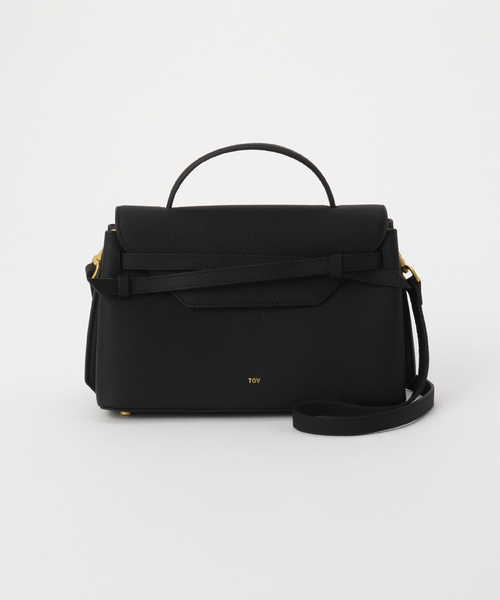 TOV トーヴ ショルダーバッグ　レザー　黒ブラック　シンプル上品　牛革 トーヴ TOV 【TOV / トーヴ】MIMI S / T24W02B505 ショルダー
