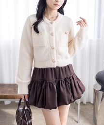 clear | ネコ毛シャギーニットカーディガン[大人 フェミニン 上品](カーディガン/ボレロ)