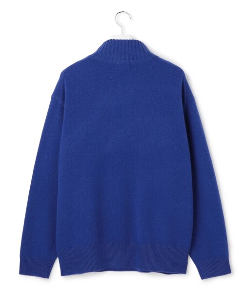 J.PRESS YORK STREET(ジェイプレスヨークストリート)の「【UNISEX】ウールカシミヤ ハーフジップニット(ニット/セーター・メンズ・ブルー系/アイボリー系/ネイビー系/レッド系・SMALL/MEDIUM/LARGE)」の13枚目の写真