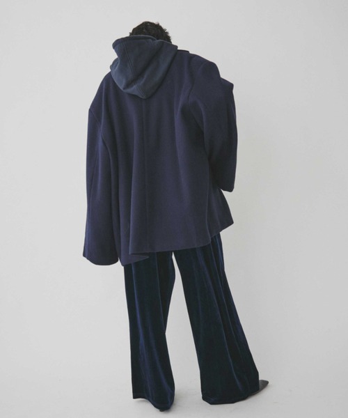 VION（ヴィオン）の「ベロアイージーパンツ / Velour Easy Pants（スウェットパンツ・レディース・ネイビー/ブラック・SMALL/MEDIUM）」の21枚目の写真