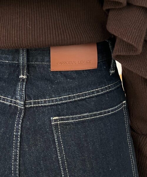 CAPRICIEUX LE'MAGE（カプリシューレマージュ）の「【低身長サイズあり】フレアデニム（デニムパンツ・レディース・インディゴブルー・38/36/PS）」の13枚目の写真