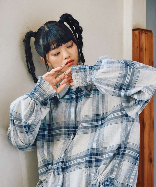 セール】[MODE NORM CORE] 2WAYカラードロストシャツ（シャツ/ブラウス