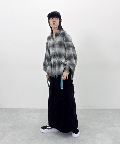 セール】[MODE NORM CORE] 2WAYカラードロストシャツ（シャツ/ブラウス