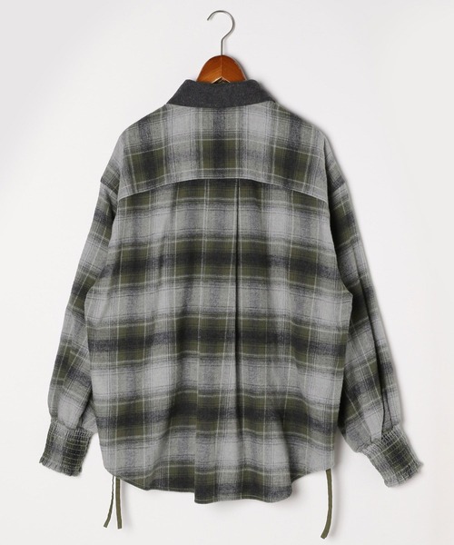 セール】[MODE NORM CORE] 2WAYカラードロストシャツ（シャツ/ブラウス