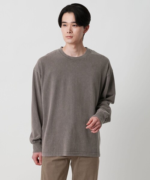 A DAY IN THE LIFE UNITED ARROWS(アデイインザライフユナイテッドアローズ)の「フェードカラー ロングスリーブTシャツ<A DAY IN THE LIFE>(Tシャツ/カットソー・メンズ・ブラック/ロイヤルブルー/ベージュ・L/M)」の2枚目の写真