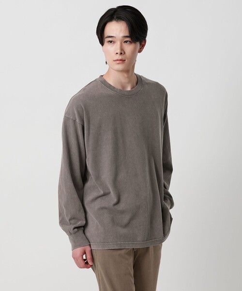 A DAY IN THE LIFE UNITED ARROWS(アデイインザライフユナイテッドアローズ)の「フェードカラー ロングスリーブTシャツ<A DAY IN THE LIFE>(Tシャツ/カットソー・メンズ・ブラック/ロイヤルブルー/ベージュ・L/M)」の4枚目の写真