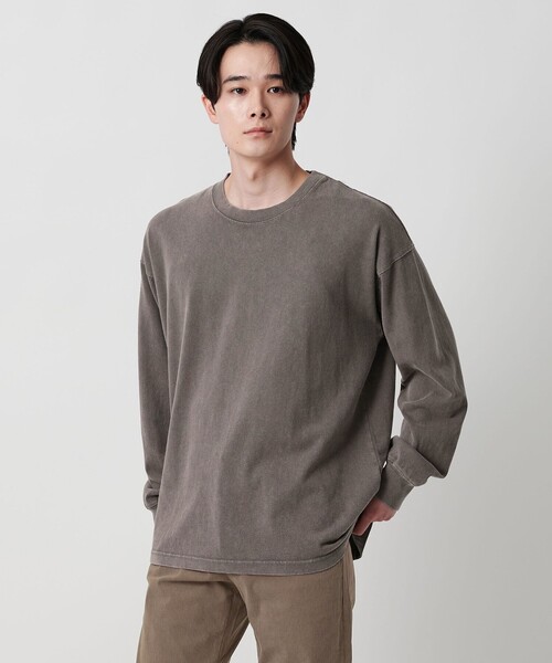 A DAY IN THE LIFE UNITED ARROWS(アデイインザライフユナイテッドアローズ)の「フェードカラー ロングスリーブTシャツ<A DAY IN THE LIFE>(Tシャツ/カットソー・メンズ・ブラック/ロイヤルブルー/ベージュ・L/M)」の5枚目の写真