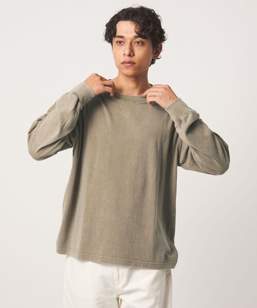 A DAY IN THE LIFE UNITED ARROWS(アデイインザライフユナイテッドアローズ)の「フェードカラー ロングスリーブTシャツ<A DAY IN THE LIFE>(Tシャツ/カットソー・メンズ・ブラック/ロイヤルブルー/ベージュ・L/M)」の21枚目の写真