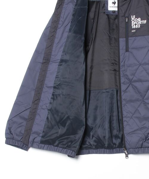 le coq sportif GOLF(ルコックスポルティフゴルフ)の「【le coq sportif GOLF】撥水/防風/保温中綿2WAYブルゾン【袖取り外し可能】 ゴルフウェア(ブルゾン・メンズ・ベージュ/ネイビー/ブルー/グレー・S/M/L/XL/3L)」の20枚目の写真