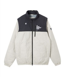 le coq sportif GOLF（ルコックスポルティフゴルフ）の「【袖取り外し可能】ヒートナビ中わた2WAYブルゾン（ブルゾン・メンズ）」