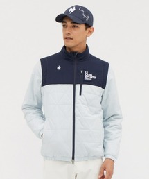 【le coq sportif GOLF】撥水/防風/保温中綿2WAYブルゾン【袖取り外し可能】 ゴルフウェア