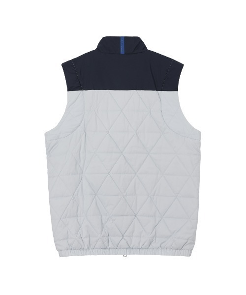 le coq sportif GOLF(ルコックスポルティフゴルフ)の「【le coq sportif GOLF】撥水/防風/保温中綿2WAYブルゾン【袖取り外し可能】 ゴルフウェア(ブルゾン・メンズ・ベージュ/ネイビー/ブルー/グレー・S/M/L/XL/3L)」の7枚目の写真
