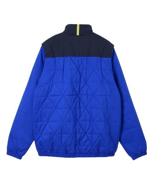 le coq sportif GOLF(ルコックスポルティフゴルフ)の「【le coq sportif GOLF】撥水/防風/保温中綿2WAYブルゾン【袖取り外し可能】 ゴルフウェア(ブルゾン・メンズ・ベージュ/ネイビー/ブルー/グレー・S/M/L/XL/3L)」の16枚目の写真