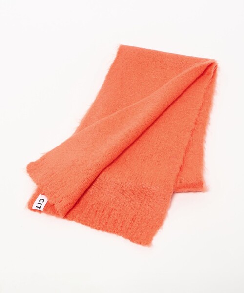 CITEN(シテン)の「<CITEN>ブークレマフラー(マフラー・レディース・ロイヤルブルー/オレンジ/ライトグレー・FREE)」の4枚目の写真