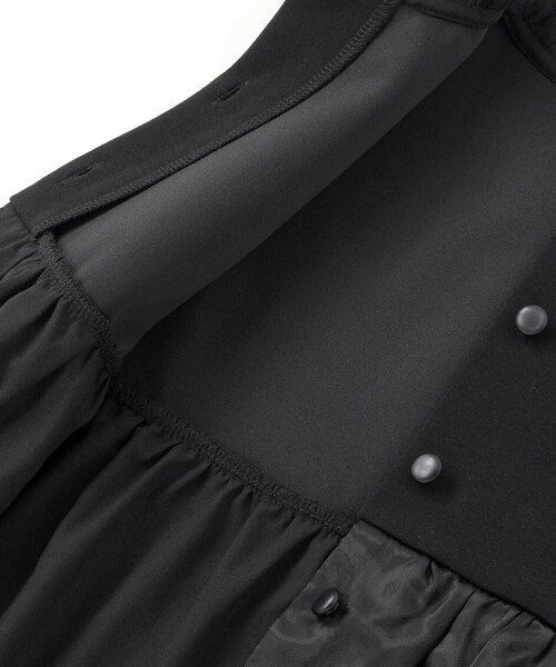 BeBe Petits Pois Vert（ベベプチポワヴェール）の「ドット切り替えバルーンジレ+ポンチパンツセットアップ（セットアップ・キッズ・ブラック/ネイビー・150cm/120cm/140cm/110cm/130cm）」の18枚目の写真