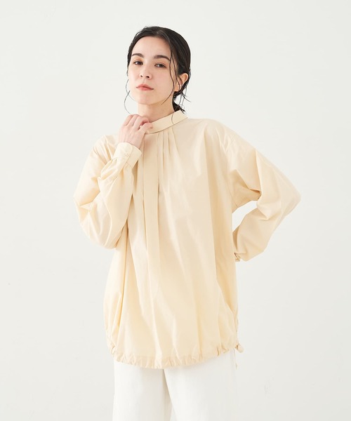 collex(コレックス)の「前後2WAYプルオーバーブラウス(シャツ/ブラウス・レディース・ブルー/チャコールグレー/アイボリー・フリー)」の1枚目の写真