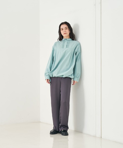 collex(コレックス)の「前後2WAYプルオーバーブラウス(シャツ/ブラウス・レディース・ブルー/チャコールグレー/アイボリー・フリー)」の8枚目の写真