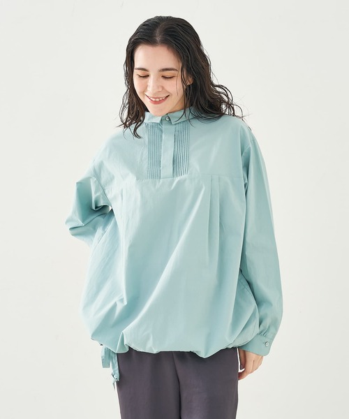 collex(コレックス)の「前後2WAYプルオーバーブラウス(シャツ/ブラウス・レディース・ブルー/チャコールグレー/アイボリー・フリー)」の10枚目の写真