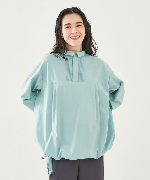 collex(コレックス)の「前後2WAYプルオーバーブラウス(シャツ/ブラウス・レディース・ブルー/チャコールグレー/アイボリー・フリー)」の11枚目の写真