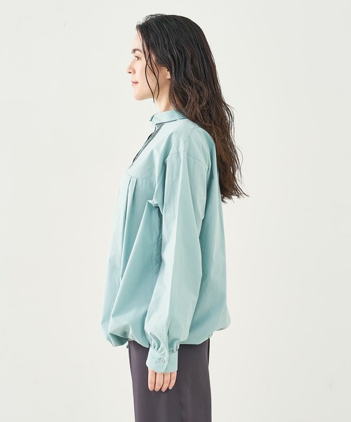 collex(コレックス)の「前後2WAYプルオーバーブラウス(シャツ/ブラウス・レディース・ブルー/チャコールグレー/アイボリー・フリー)」の21枚目の写真