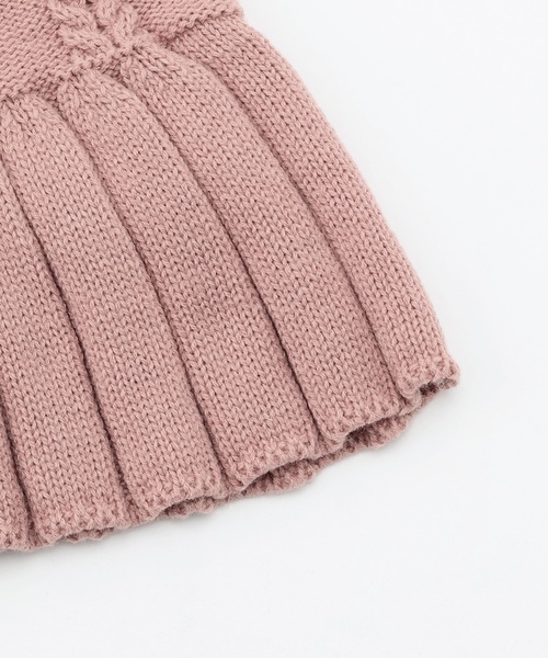 petit main（プティマイン）の「ニットプリーツスカート（スカート・キッズ・ブルー/アイボリー/ピンク/モカ・M(100-110cm)/S(80-90cm)/L(120-130cm)）」の13枚目の写真