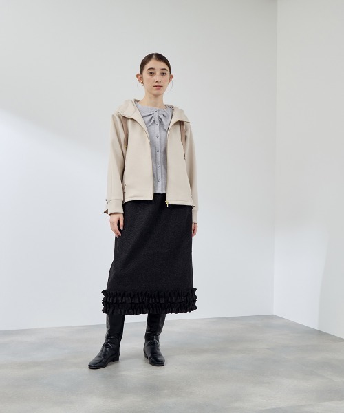 セール】カルゼダンボール異素材切替パーカー（その他アウター