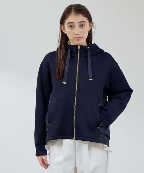セール】カルゼダンボール異素材切替パーカー（その他アウター