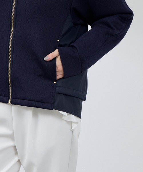 セール】カルゼダンボール異素材切替パーカー（その他アウター