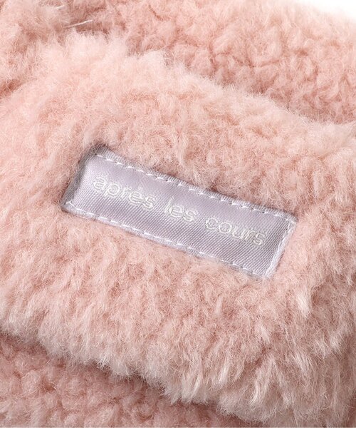 apres les cours（アプレレクール）の「ハート・さくらんぼボアマフラー（マフラー・キッズ・アイボリー/ピンク・140/120）」の14枚目の写真