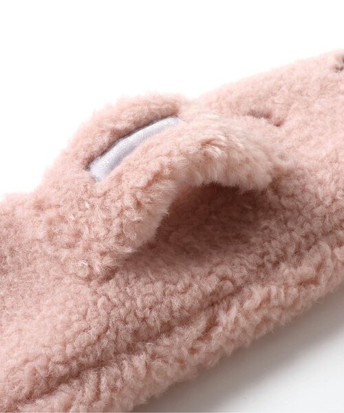 apres les cours（アプレレクール）の「ハート・さくらんぼボアマフラー（マフラー・キッズ・アイボリー/ピンク・140/120）」の15枚目の写真