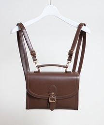 Sunny Side（サニーサイド）の「SUNNY SIDE：サニーサイド　ラウンド3wayサッチェルバッグ（バックパック/リュック）」