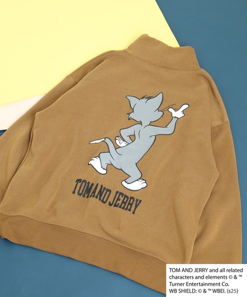 FUNALIVE(ファンアライブ)の「TOM&JERRY 裏起毛ハイネックトレーナー トム&ジェリー(スウェット・メンズ・グレイッシュベージュ/ヘザーチャコール/チャコール/キャメル/杢グレー/ダークグリーン/ネイビー/オートミール・XL/L/M)」の8枚目の写真