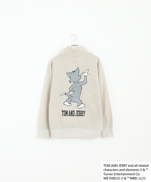 FUNALIVE(ファンアライブ)の「TOM&JERRY 裏起毛ハイネックトレーナー トム&ジェリー(スウェット・メンズ・グレイッシュベージュ/ヘザーチャコール/チャコール/キャメル/杢グレー/ダークグリーン/ネイビー/オートミール・XL/L/M)」の13枚目の写真