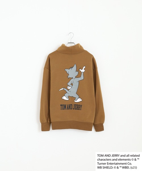 FUNALIVE(ファンアライブ)の「TOM&JERRY 裏起毛ハイネックトレーナー トム&ジェリー(スウェット・メンズ・グレイッシュベージュ/ヘザーチャコール/チャコール/キャメル/杢グレー/ダークグリーン/ネイビー/オートミール・XL/L/M)」の18枚目の写真