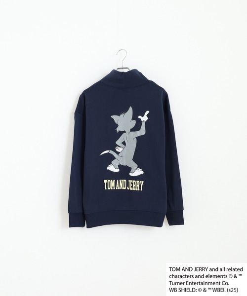 FUNALIVE(ファンアライブ)の「TOM&JERRY 裏起毛ハイネックトレーナー トム&ジェリー(スウェット・メンズ・グレイッシュベージュ/ヘザーチャコール/チャコール/キャメル/杢グレー/ダークグリーン/ネイビー/オートミール・XL/L/M)」の16枚目の写真
