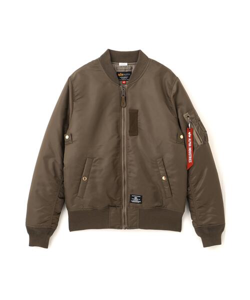 Alpha Industries(アルファインダストリーズ)の「Alpha Industries/アルファインダストリーズ/MA-1 MOD FLIGHT JACKET/エムエーワン フライトジャケット(MA-1・メンズ・その他2/ブラウン/その他10/ブラック・L/M/2XL/XL)」の3枚目の写真