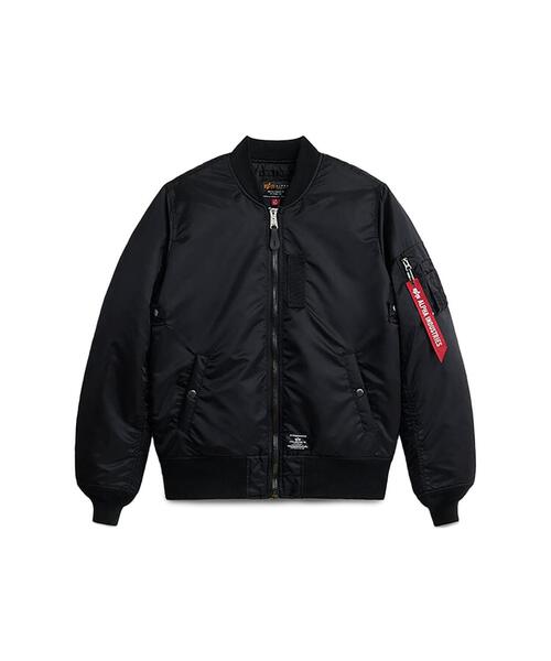 Alpha Industries(アルファインダストリーズ)の「Alpha Industries/アルファインダストリーズ/MA-1 MOD FLIGHT JACKET/エムエーワン フライトジャケット(MA-1・メンズ・その他2/ブラウン/その他10/ブラック・L/M/2XL/XL)」の2枚目の写真