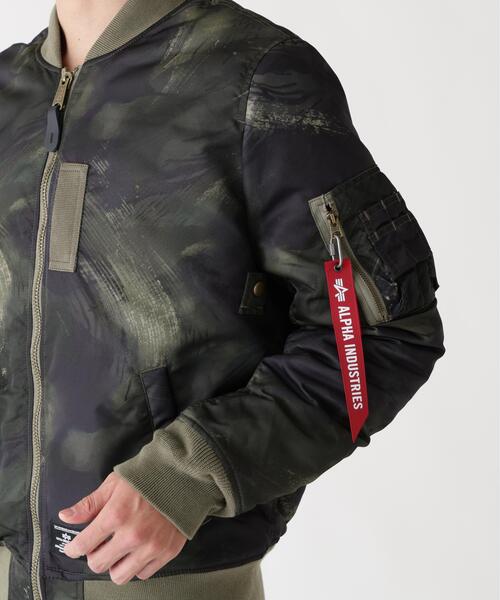 Alpha Industries(アルファインダストリーズ)の「Alpha Industries/アルファインダストリーズ/MA-1 MOD FLIGHT JACKET/エムエーワン フライトジャケット(MA-1・メンズ・その他2/ブラウン/その他10/ブラック・L/M/2XL/XL)」の12枚目の写真
