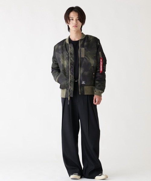 Alpha Industries（アルファインダストリーズ）の「Alpha Industries/アルファインダストリーズ/MA-1 MOD FLIGHT JACKET/エムエーワン フライトジャケット（MA-1・メンズ・その他2/ブラウン/その他10/ブラック・L/M/2XL/XL）」の16枚目の写真