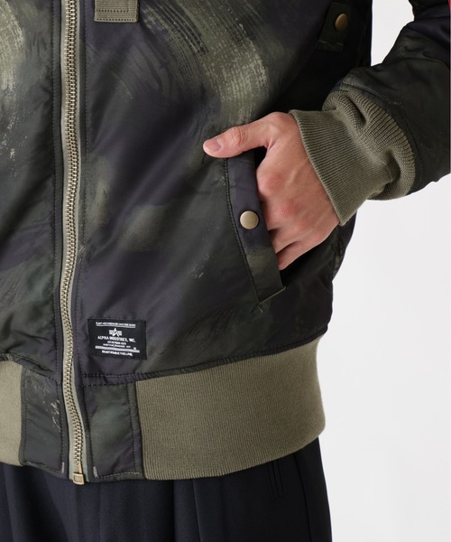 Alpha Industries（アルファインダストリーズ）の「Alpha Industries/アルファインダストリーズ/MA-1 MOD FLIGHT JACKET/エムエーワン フライトジャケット（MA-1・メンズ・その他2/ブラウン/その他10/ブラック・L/M/2XL/XL）」の11枚目の写真