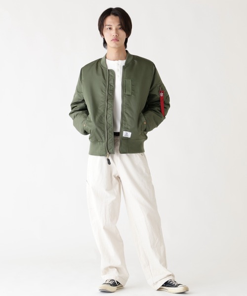 Alpha Industries（アルファインダストリーズ）の「Alpha Industries/アルファインダストリーズ/MA-1 MOD FLIGHT JACKET/エムエーワン フライトジャケット（MA-1・メンズ・その他2/ブラウン/その他10/ブラック・L/M/2XL/XL）」の18枚目の写真