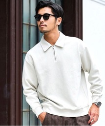 BENUSTA（ベヌスタ）の「『BENUSTA /ベヌスタ』ハーフジップトレーナー【CN】（スウェット）」