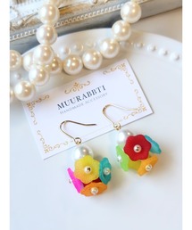 【MUURABBTI】花手毬ピアス(MA)