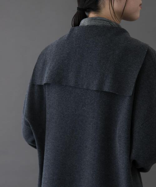 FORK&SPOON(フォークアンドスプーン)の「FORK&SPOON セーラーカラーニットワンピース(ワンピース・レディース・チャコールグレー/ネイビー・1)」の11枚目の写真