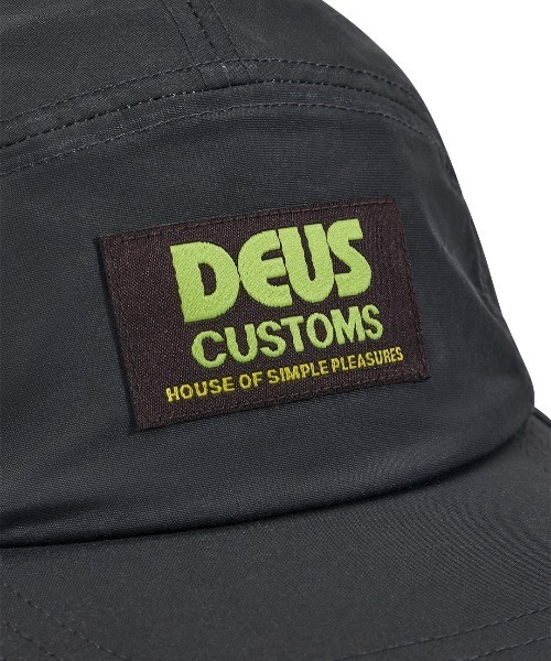 DEUS EX MACHINA（デウスエクスマキナ）の「CLEMENT 5 PANEL CAP（キャップ・メンズ・ブラック/グリーン系その他/ブルー系その他・OS）」の4枚目の写真